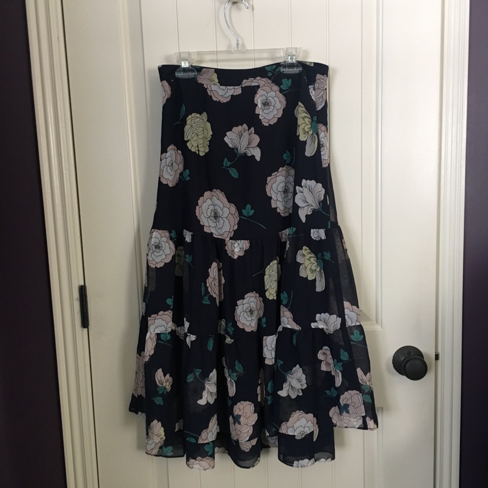 Loft floral skirt